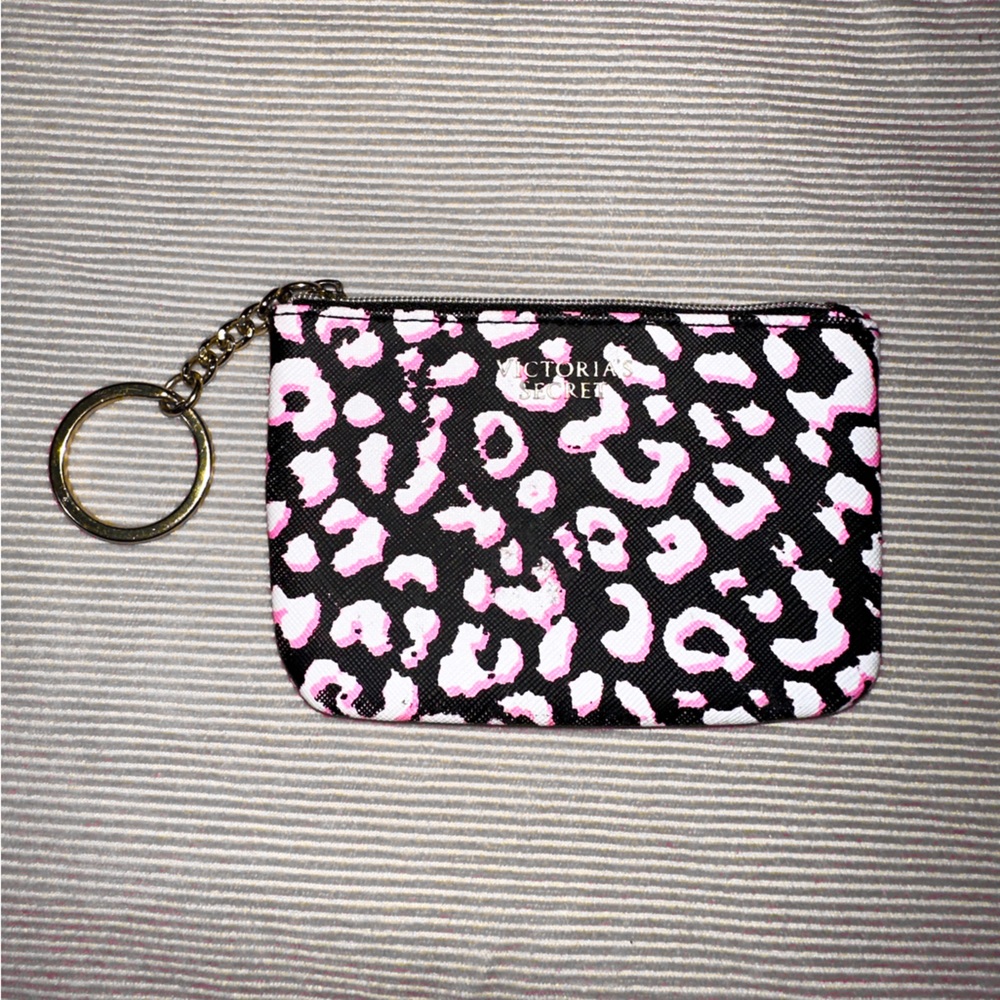 Victoria’s Secret Leopard Print Coin Pouch Keychain